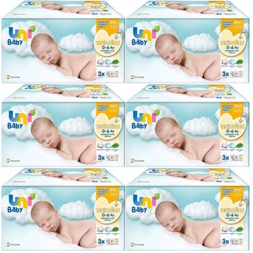 Uni Baby Hassas Yeni Doğan 40x18 Yaprak Narin Ciltler İçin Islak Havlu