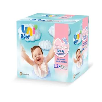 Uni Baby İlk Adım 12x52 Islak Mendil