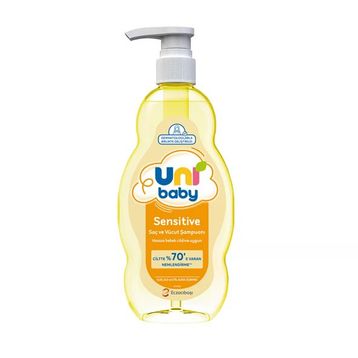 Uni Baby Sensitive 4x700 ml Saç ve Vücut Şampuanı
