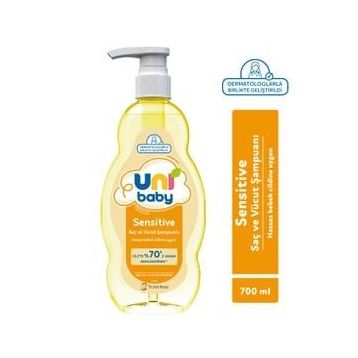 Uni Baby Sensitive 700 ml Saç ve Vücut Şampuanı