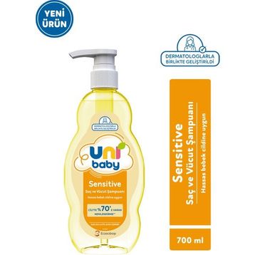 Uni Baby Sensitive 700 ml Saç ve Vücut Şampuanı