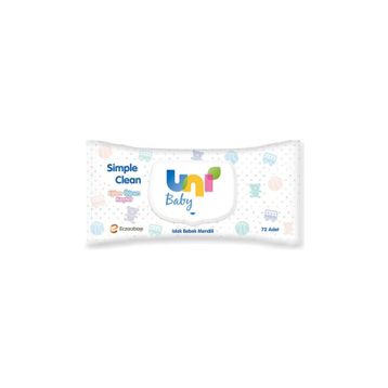 Uni Baby Simple Clean 12x72'li Paket Islak Mendil