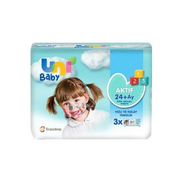 Uni Baby Simple Clean 3x52 Adet Islak Havlu