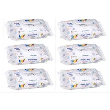 Uni Baby Simple Clean 6x72 Adet Islak Bebek Mendil