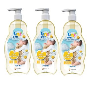 Uni Baby Tatlı Rüyalar 3x700 ml Şampuan