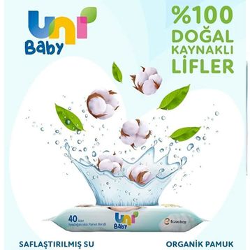 Uni Baby Yenidoğan 24x40 Islak Mendil