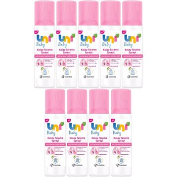 Uni Baby Zor Taranan Saçlara Özel 200x9 ml Kolay Saç Tarama Spreyi