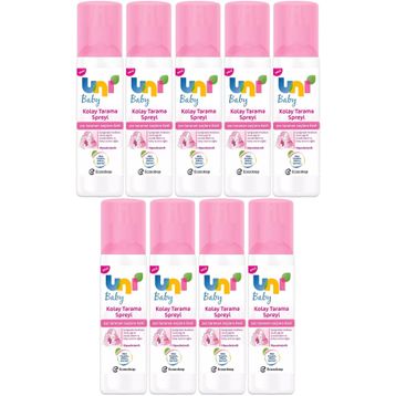 Uni Baby Zor Taranan Saçlara Özel 200x9 ml Kolay Saç Tarama Spreyi