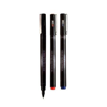 Uni-Ball Akrilik Uçlu Fine Line Pin 0.3 mm Mavi Çizim Kalemi