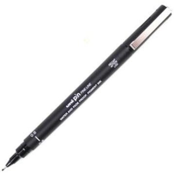 Uni-Ball Akrilik Uçlu Fine Line Pin 0.6 mm Siyah Çizim Kalemi