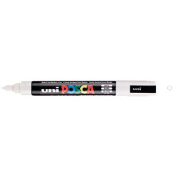 Uni-Ball PC-5M 1.8-2.5 mm Beyaz Su Bazlı Poster Markör