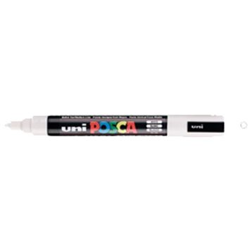 Uni-Ball PC-5M 1.8-2.5 mm Beyaz Su Bazlı Poster Markör