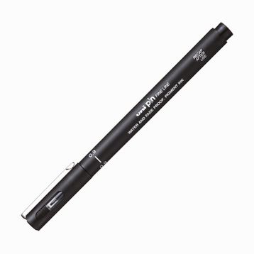 Uni-Ball PIN09200 Pin Siyah 0.9 ml Fine Line Kalem