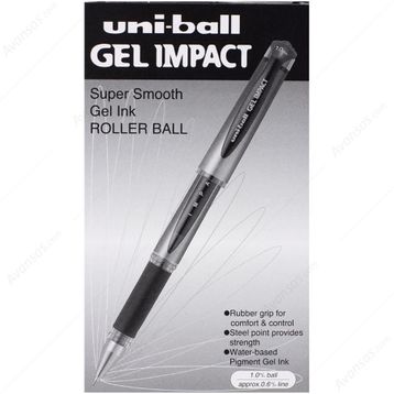 Uni-Ball UM-153S 1 mm Siyah 12'li Paket İmza Kalemi