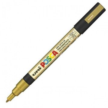 Uni PC-3M Posca Altın 0.9-1.3 mm Boyama Markörü
