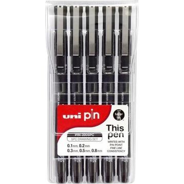 Uni PIN-200/5P 5 Adet Drawing Pen