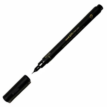 Uni Pin Extra Fine Siyah Brush Fırça Uçlu Kalem