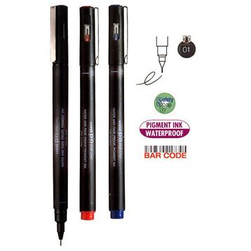 Uni PIN01-200 0.1 Mavi Drawing Pen