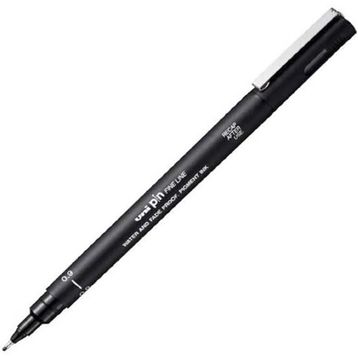 Uni PIN09-200 0.9 Siyah Drawing Pen