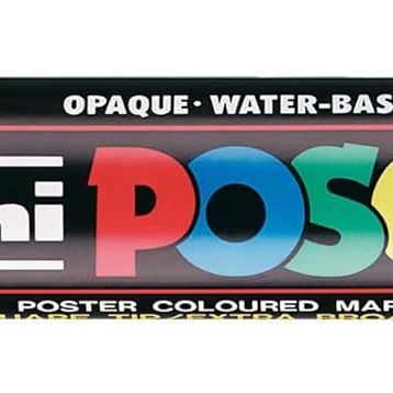Uni Posca PC-17K Siyah Boyama Markörü