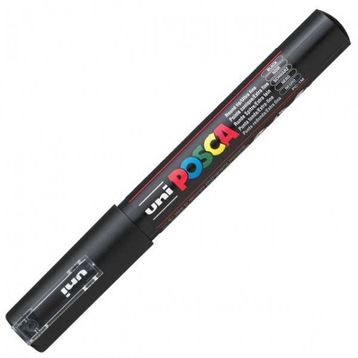 Uni Posca PC-1M Siyah Boyama Markörü