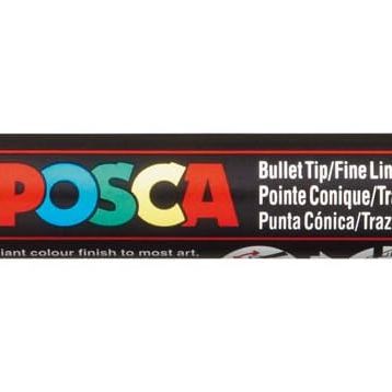 Uni Posca PC-3M Kırmızı Boyama Markörü