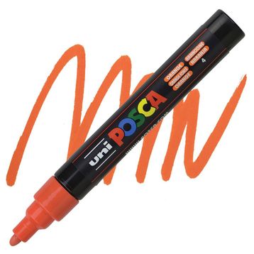 Uni POSCA PC-5M Turuncu 1.8-2.5 mm Su Bazlı Poster Markörü