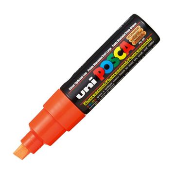 Uni Posca PC-8K 8 mm Açık Turuncu Kesik Uç Boyama Markörü