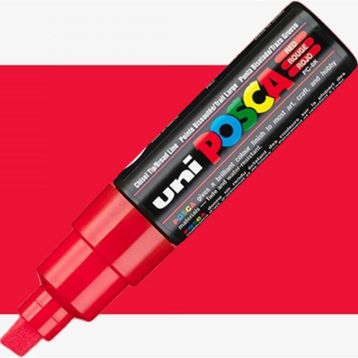 Uni Posca PC-8K Marker Kırmızı Boyama Markörü