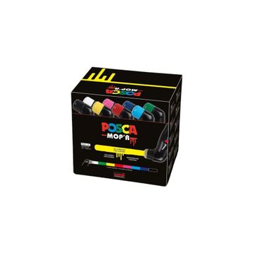Uni POSCA PCM-22 MOP'R 8 Adet Ana Renkler Markör Kalem