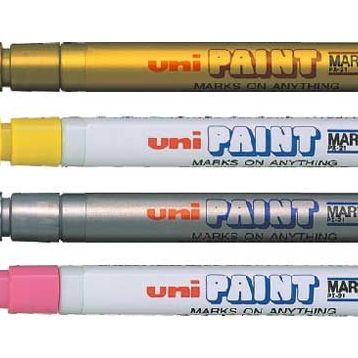 Uni PX-21 0.8-1.2 Siyah Paint Boyama Markörü