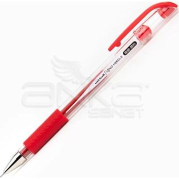 Uni Signo Needle 0.38 mm Kırmızı İğne Uçlu Jel Kalem