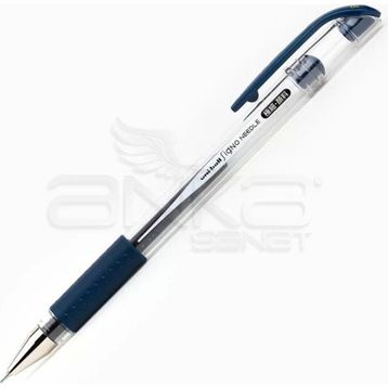 Uni Signo Needle 0.38 mm Mavi Siyah İğne Uçlu Jel Kalem