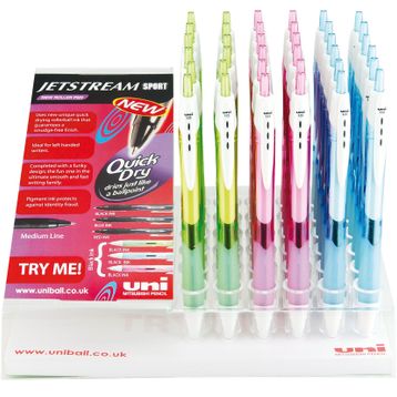Uniball Jetstream 1.0 Mekanik SXN-150S Pembe Jel Kalem