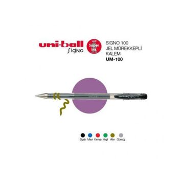 Uniball Sıgno Fine UM-100 Gümüş 0.7 Jel Kalem