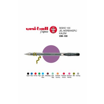 Uniball Sıgno Fine UM-100 Gümüş 0.7 Jel Kalem
