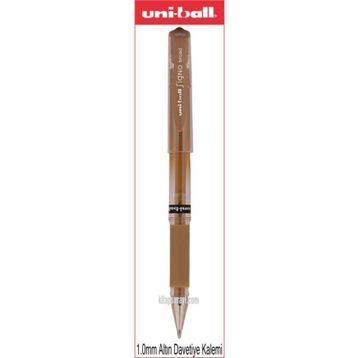 Uniball UM-153 Altın 1.0 mm Signo Broad Roller Kalem