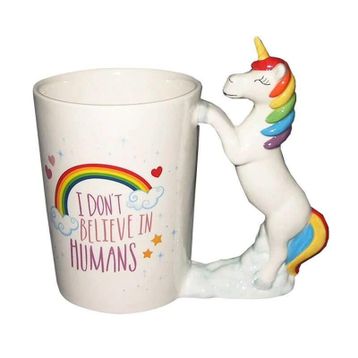 Unicorn I Believe Kupa Bardak
