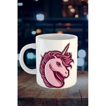Unicorn Pembe Kupa Bardak