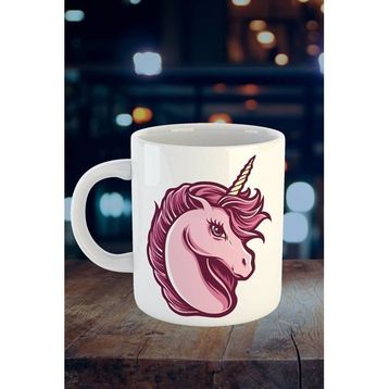 Unicorn Pembe Kupa Bardak