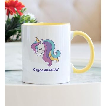 Unicorn Sarı Kupa Bardak