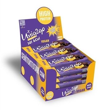 Uniq2go 38 gr Muzlu ve Proteinli Vegan Bar