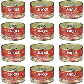 Unique Gold Series Hindili Konserve Yaş 12x85 gr Kedi Mama