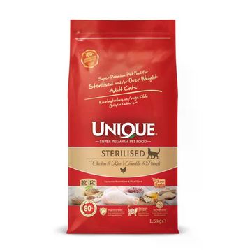 Unique Tavuklu 1.5 kg Kısırlaştırılmış Yetişkin Kuru Kedi Maması