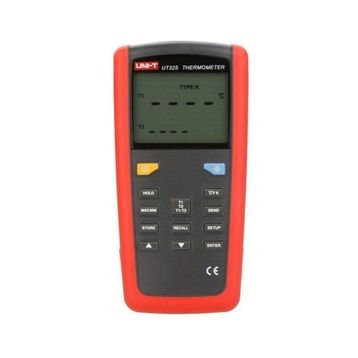 Unit UT325 Çift Girişli Profesyonel Termometre