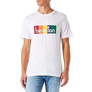 United Colors of Benetton 3I1XU100A Beyaz Erkek T-shirt