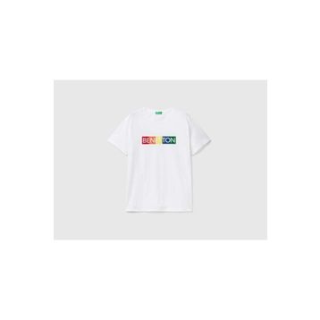 United Colors of Benetton 3I1XU100A Beyaz Erkek T-shirt