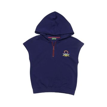 United Colors of Benetton BNT-G20492 Lacivert Kız Çocuk T-shirt