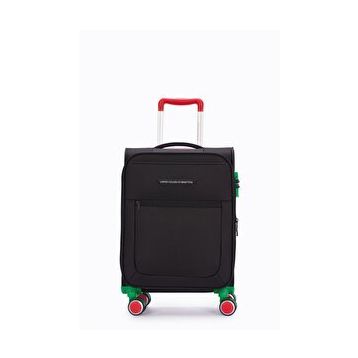 United Colors of Benetton BNT2800 Siyah Kabin Boy Kumaş Valiz