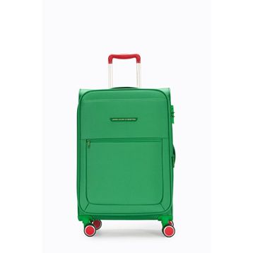 United Colors of Benetton BNT2800 Yeşil Orta Boy Kumaş Valiz